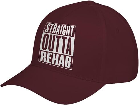 Indica Plateau Straight Outta Rehab Adjustable Unisex Baseball Cap in Saudi Arabia