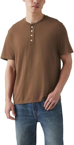 Levi's Men's Short Sleeve Henley Tee in Saudi Arabia