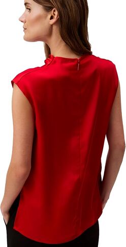 Calvin Klein Jeans Women's Satin Cowl Neck Blouse in Saudi Arabia