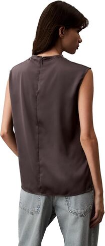 Calvin Klein Jeans Women's Satin Cowl Neck Blouse in Saudi Arabia