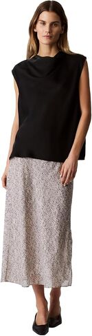 Calvin Klein Jeans Women's Satin Cowl Neck Blouse in Saudi Arabia