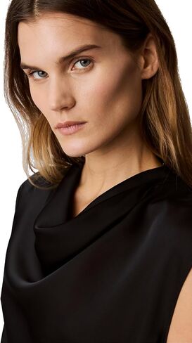 Calvin Klein Jeans Women's Satin Cowl Neck Blouse in Saudi Arabia