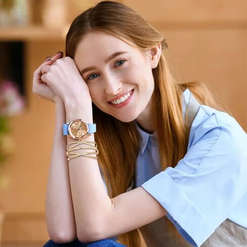 NEWITIN 6 Pieces Gold Chunky Cuff Bracelets for Women Open Wide Wire Bracelet Irregular Bangle Bracelets Thick Arm Cuff Statement Punk Bracelets for Women in Kuwait