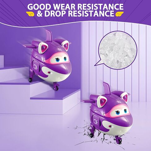 Super Wings - تحويل MIRA TOY Airplane Figure | 5 "مقياس | لعبة ممتعة ل 3 4 4 سنوات الأولاد والبنات | هدية عيد ميلاد الأطفال في مرحلة ما قبل المدرسة ، الأخضر (YW710280) in Kuwait