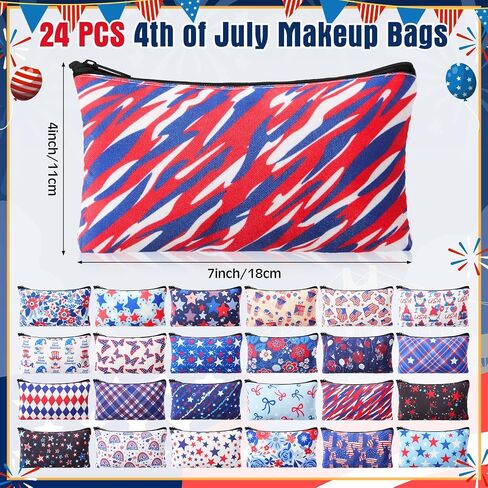 Meanplan 24 Pcs Marble Cosmetic Bags Marble Makeup Bags Toiletry Pouch with Zipper Travel Cosmetic Organizer for Women and Girls 24 Styles in Kuwait