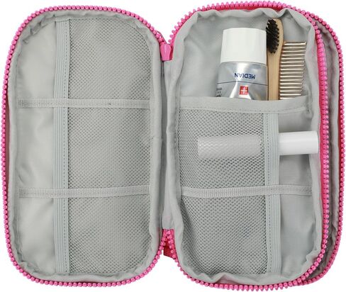 Hello Kitty Flying Saucer Print 4" Pink & Purple Tech Cable Organizer Travel Case in Saudi Arabia