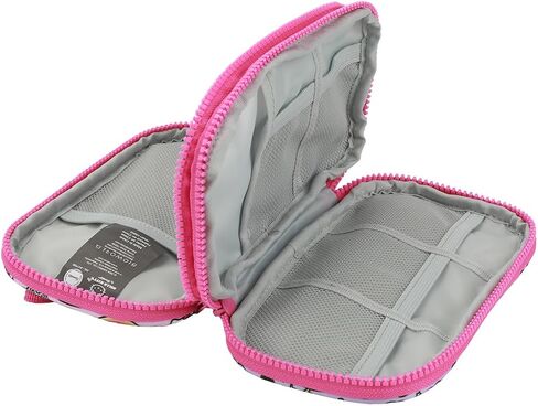 Hello Kitty Flying Saucer Print 4" Pink & Purple Tech Cable Organizer Travel Case in Saudi Arabia