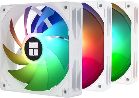 مروحة الهواء TL-C12C-X28-S X3 CPU Thermalright ، مروحة مبرد ArgB الصامتة ، سمك 28 مم ، حتى 1550 دورة في الدقيقة تبريد الكمبيوتر الشخصي ، لمبرد وحدة المعالجة المركزية والهيكل ، 3 عبوات in Kuwait