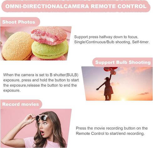 USB-C Rechargeable Wireless Camera Shutter Remote Control with OLED Screen for Canon EOS RP, EOS R, R5, R6, M50, M50 II, 6D Mark II, 77D, 850D, 800D, Rebel T7i, T8i, 90D; Replaces BR-E1 (White) in Saudi Arabia