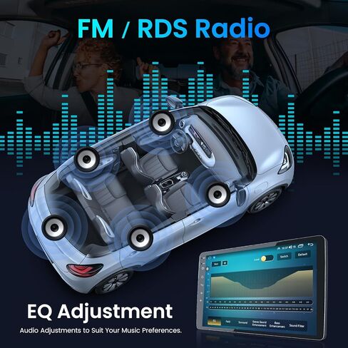 Car Radio for Jeep Wrangler JK 2007-2017: 4G+32G 8 Core Stereo Upgrade with Wireless Carplay Andriod Auto 10.1" HD Touchscreen Bluetooth GPS Navigation in Saudi Arabia