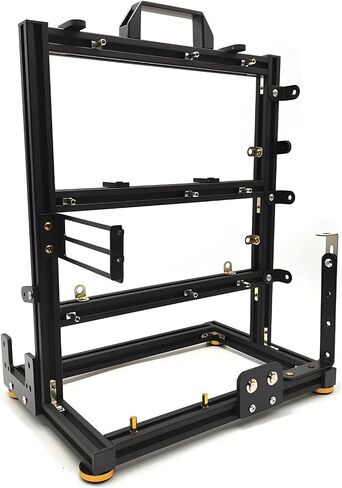ITX ATX MATX EATX PC Frame Test Bench, Test Bench Open Air Case Water Cooling Fan Chassic, Open Air Frame Chassis Bracket, DIY Computer Motherboard Case Rack, Motherboard Chassis Set in Saudi Arabia