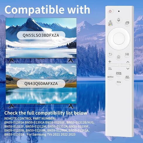 for Smart tv Remote Replacement,BN59-01388A Remote Control Compatible with Samsung NEO QLED Crystal 4K CU7000 Series Smart TV,Also Compatible with Samsung TV Remote BN59-01457A BN59-01388H in Saudi Arabia