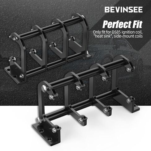 Bevinsee LS Remote Mount Coil Relocation Brackets D585 LS Swap Truck Heat Sink Compatible with Chevy Silverado LM7 LR4 LQ4 L59 LQ9 LM4 L33 LH6 L92 L76 LY2 LY5 LY6 LC9 LMG L98 L96 LC8 in Saudi Arabia