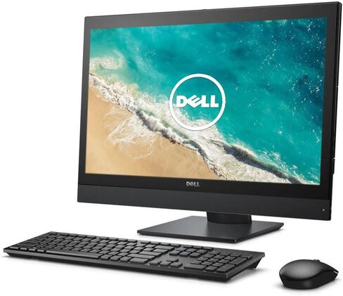 DELL OptiPlex 5250 21.5-Inch FHD All-in-One Desktop PC, Intel G4560 3.5GHz, 8GB RAM, 256GB SSD, Keyboard and Mouse, WiFi, HDMI, Windows 10 Pro (Renewed) in Saudi Arabia