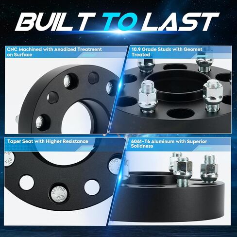 2 "(50.8mm) 6x5.5 فواصل العجلة Hubcentric 14x1.5 ترصيع Fits 1999-2022 Silverado 1500 ، 2007-2022 GMC Sierra 1500 ، 78.1mm Bore Bore 6x139.7mm 6 Lug Rim Adapters لعام 2003-2014 Savana Express 1500 ، 4pcs in Saudi Arabia