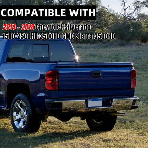 مجموعة الضوء التيل متوافقة مع 2014-2018 Chevy Silverado 1500 2500HD 3500HD المصباح الخلفي الخلفي الخلفي المصباح المصابيح (جانب الراكب الأيمن) (جانب الركاب الأيمن) in Saudi Arabia