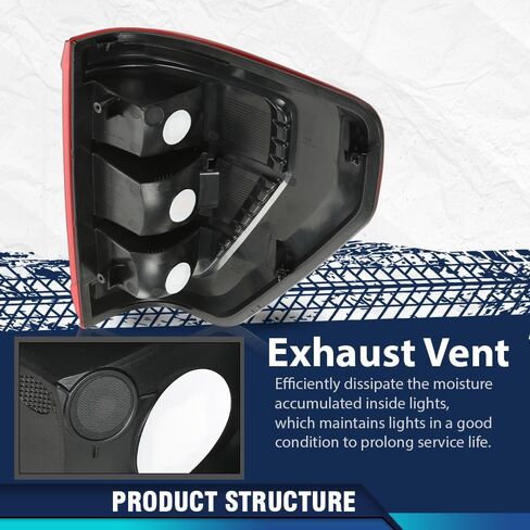 Pit66 Light Light Assembly مصباح الفرامل اليسرى جانب السائق مع بقعة عمياء متوافقة مع Ford F150 XL 2021-2023 (كابينة قياسية 2 أبواب | كابينة مدتها 4 أبواب | in Saudi Arabia