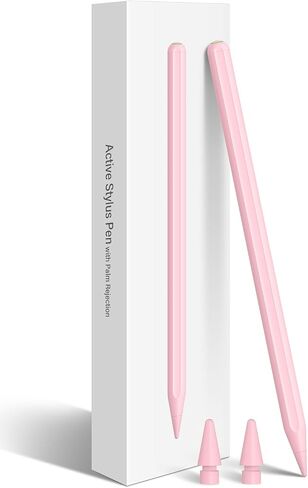 Digital Stylus Pen for iPad, Wireless Fast Charging, Compatible with iPad Pro 11/12.9, Air 4/5, Mini 6, White in Saudi Arabia