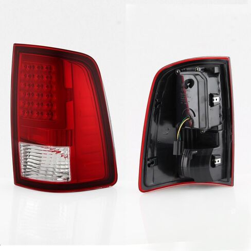 AKKON - لعام 2013-18 Dodge RAM [Model LED Stock فقط] LED كامل LED أثناء النهار تشغيل مصباح المصباح الأضواء ذيل حمراء الإسكان in Saudi Arabia