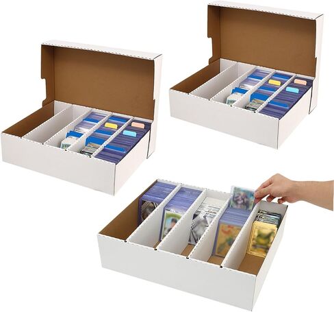 3900 Count Monster 5 Row Storage Box for Collectible Trading Cards, Soccer, Baseball Game Cards in Saudi Arabia