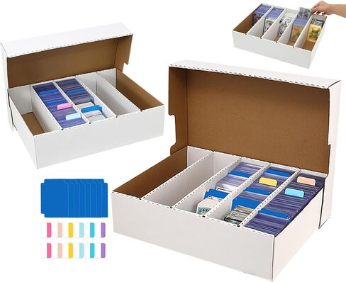 3900 Count Monster 5 Row Storage Box for Collectible Trading Cards, Soccer, Baseball Game Cards in Saudi Arabia