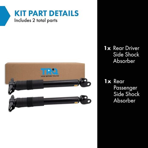 TRQ Rear Shock Absorber Set Compatible with 2011-2015 Jeep Grand Cherokee in Saudi Arabia