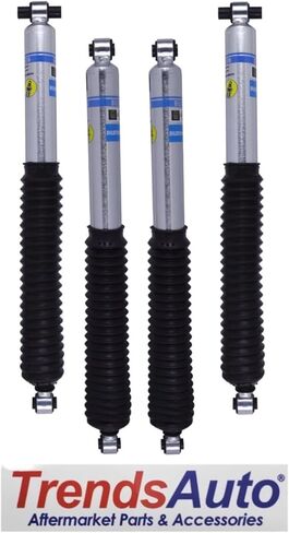 Set of 5100 Series Front & Rear Monotube Shocks fits 2020 2024 Gladiator Rubicon V6 3.6L Engine Left Hand Drive Models Only with 0-1" Lift - TrendsAuto Decal in Kuwait