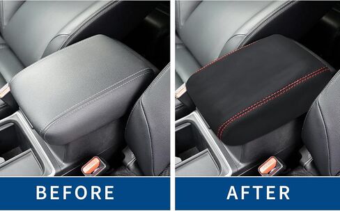 متوافق مع غطاء مسند ذراع وحدة التحكم المركزية لـ Honda CRV 2012 2013 2014 2015 2016 Leather Arm Rescor Storage Lids Cushion Pad in Kuwait