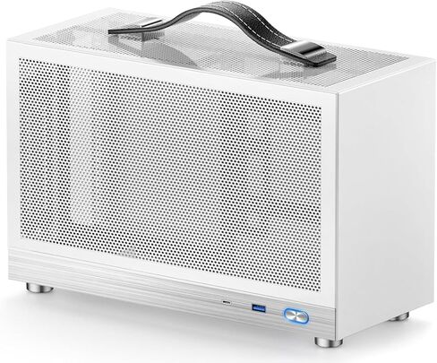 S300 MINI -ITX Portable LAN Gaming PC CASE: COMPACT Aluminium - USB 3.0 - Type -C - متوافق مع: SFX PSU - MINI ITX MOBO - حتى 300 مم بطاقة رسومات | بما في ذلك كابل RISER PCIE Gen4 in Kuwait