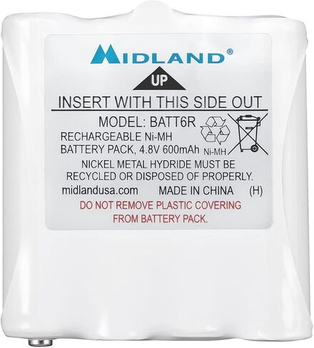Midland AVP8 NIMH حزم بطارية قابلة لإعادة الشحن لراصاف CXT و LXT - 6 حزم in Kuwait