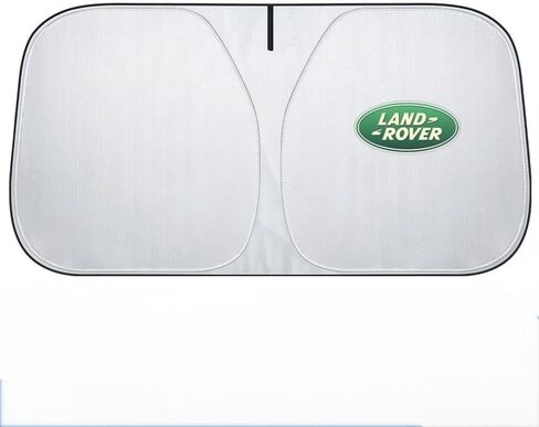 Car Windshield Sunshade for Land Rover Range Rover Range Rover Sport Defender,1PCS Exclusive Logo Front Windows Reflective Foldable Strong Barrier Keep Interior Cool Sun Heat Blocker Protector in Saudi Arabia