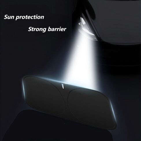 Car Windshield Sunshade for Land Rover Range Rover Range Rover Sport Defender,1PCS Exclusive Logo Front Windows Reflective Foldable Strong Barrier Keep Interior Cool Sun Heat Blocker Protector in Saudi Arabia