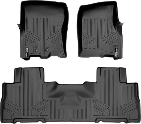 MAXLINER Floor Mats 2 Row Liner Set for 2011-2017 Ford Expedition in Saudi Arabia