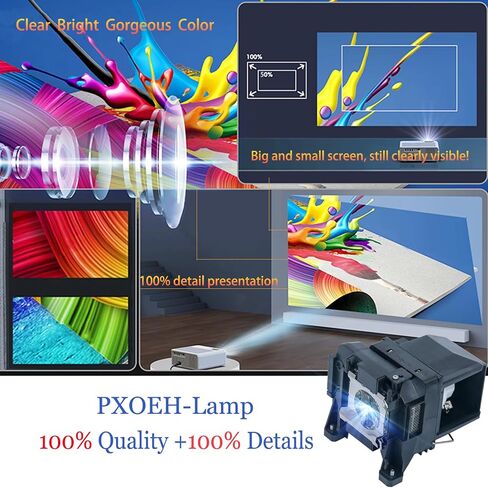 for ELPLP69 V13H010L69 Replacement Projector Bulb Lamp for Epson Powerlite Home Cinema HC 5010 5010e 5020UB 5020UBe 5025UB 5030UB 5030UBe PC 4030 6010 6020UB 6030UB EH-TW7200 EH-TW8000 EH-TW8100 in Saudi Arabia