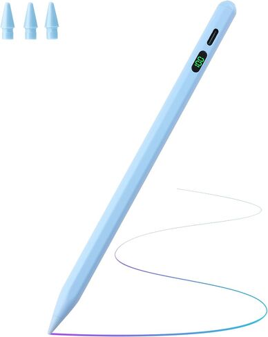 Pencil for Apple, Tilt Sensitivity Palm Rejection, Stylus Pen for iPad A16 11/10/9/8/7/6 Generation, iPad Pro 12.9"/13in/11-inch M4, iPad Air M3/M2/5/4/3, iPad Mini 6/5 Gen Fast Charge (White) in Saudi Arabia