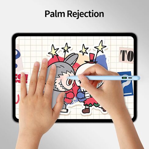 Pencil for Apple, Tilt Sensitivity Palm Rejection, Stylus Pen for iPad A16 11/10/9/8/7/6 Generation, iPad Pro 12.9"/13in/11-inch M4, iPad Air M3/M2/5/4/3, iPad Mini 6/5 Gen Fast Charge (White) in Saudi Arabia