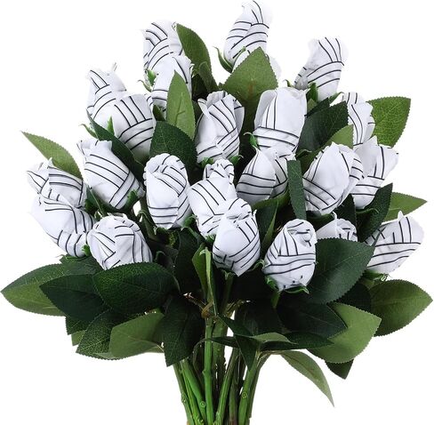 Suhine 12 PCS Baseball Football Soccer Ballbally Rose Bulk Sports Sports Flower Decor in Kuwait