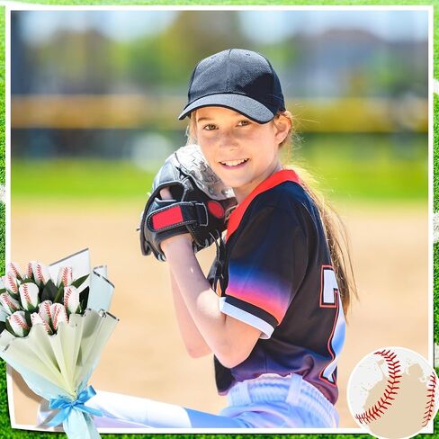 Suhine 12 Pcs Baseball Football Soccer Volleyball Rose Bulk Artificial Sports Flower Decor for Graduation Wedding Party Sports Theme Rose Bouquet Gift for Girl Coach Team Player Fan(Football Color) in Saudi Arabia