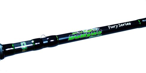 DOBYNS RODS Fury Spinning / 6'6" / 1 PC / 6-12 LB LINE WT / 1/8-1/2 OZ Lure WT/MED/Light Fast ACT/Cork-Split in Kuwait
