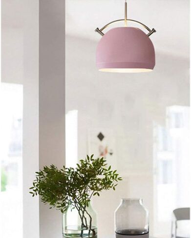 Metal Chandelier Color Lampshade E27 Household Single Head Adjustable Decorative Light Compatible with Dining Room Bedroom Bar Hanging Lamps,Modern Indoor in Saudi Arabia