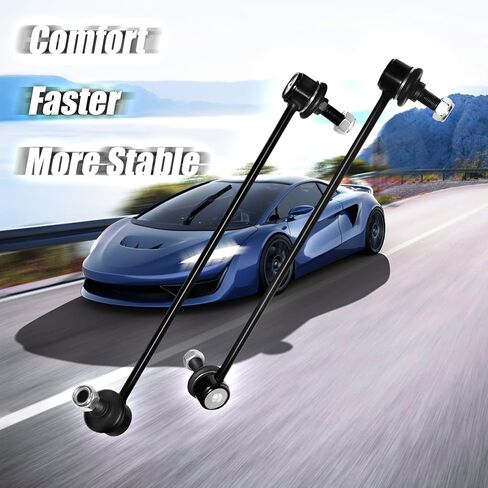 K750436 K750437 2PCS Bron Sway Bar Links Bar Bar Rinks ، متوافقة مع Hyundai Sonata 2011 2012 2013 2014 548303R000 ، 548303R000DS ، 548403R000 in Kuwait