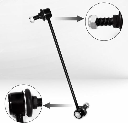 K750436 K750437 2PCS Bron Sway Bar Links Bar Bar Rinks ، متوافقة مع Hyundai Sonata 2011 2012 2013 2014 548303R000 ، 548303R000DS ، 548403R000 in Kuwait