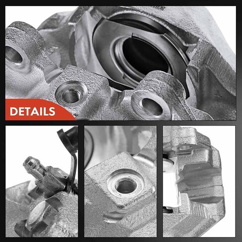A -Premium Disc -Disc -Cliper Assembly متوافقة مع نماذج Mercedes -Benz المختارة - 190C ، 190DC ، 200 ، 200D ، 220S ، 220SB ، 220SE ، 230 ، 230S 230SL ، 250 ، 280S ، 280SEL ، 300SEL - السائق الأمامي والاستعمار. in Kuwait