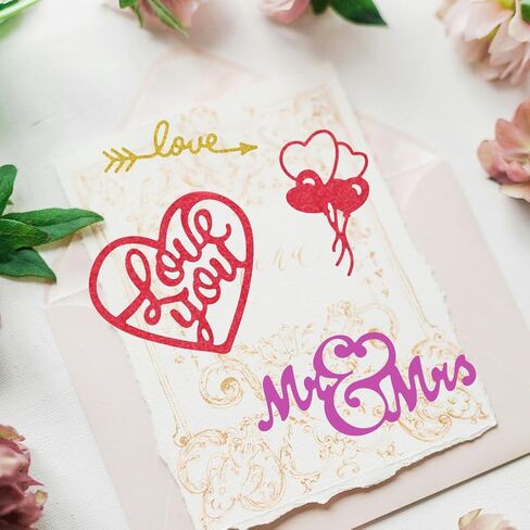 INFUNLY 2PCS Blessing Words Cutting Dies for Card Making Thank You Words Metal Die Cuts Happy Birthday Text Die Cuts Words Embossing Stencils Template for DIY Scrap-Booking Decor Xmas Birthday Card in Kuwait