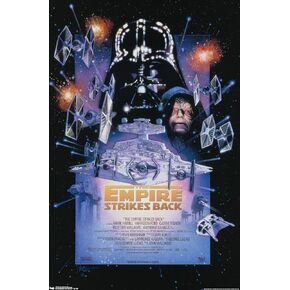 Trends International 24X36 Star Wars: The Empire Strikes Back - One Sheet Wall Poster, 36L x 24W, Unframed Version in Kuwait