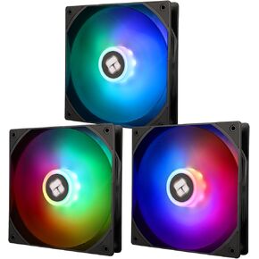 Thermalright TL-C14CW-S X3 14CM Silent Cooling Fan,White Compurter Cooling Fan,CPU Coolers with 1500RPM High Speed,4-Pin PWM Connector,3 Quantities in Saudi Arabia