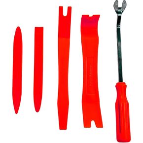 5PCS Plastic Pry Tool Kit Auto, Plastic Pry Tool, Interior Trim Removal Kit, Durable and Sturdy, Resistant to Bending and Cracking Fits Most Sedans, SUVs, Trucks, and Vans (Blue) in Kuwait