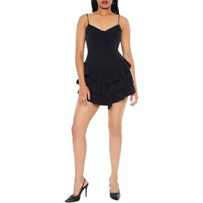Forever 21 Women's Cutout Tier Tier Frusty Dress in Kuwait