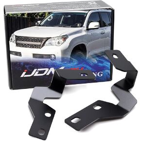 iJDMTOY Heavy Duty Steel Constructed Hood Hinge Mount A-Pillar LED Ditch Light Bracket Hardware Compatible with Lexus 2010-2023 GX GX460 in Saudi Arabia
