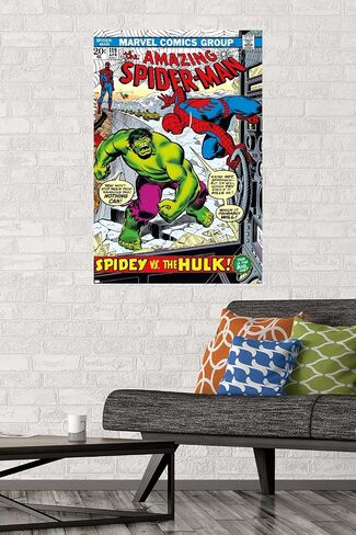 Trends International Marvel Comics Spider-Man - The Amazing Spider-Man #119 Wall Poster, 34L x 22.4W, Unframed Version in Saudi Arabia